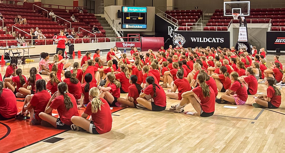 Davidson Women's Basketball Camp Photo